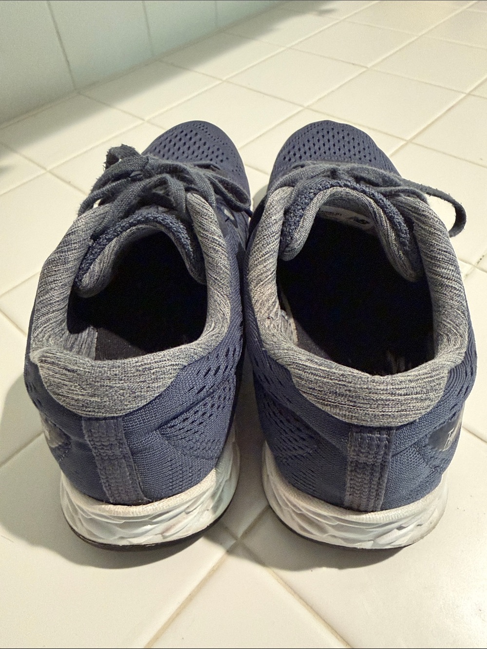 New Balance Navy Blue Mesh Sneakers - Picture 4 of 8